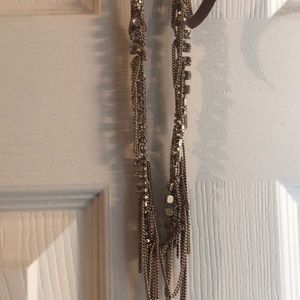 Rose gold & gold and brown Stella & Dot necklace